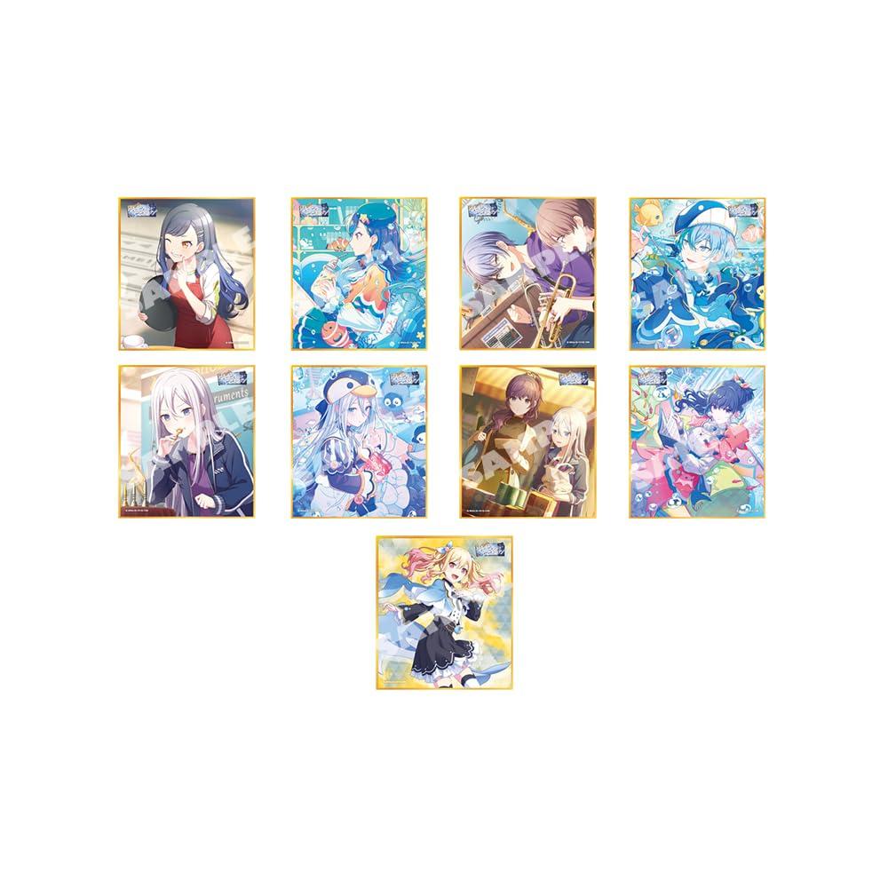 SEKAI Коллекция цветных мини-сикиси Hatsune 49 B Создавайте красивые типы в "Project Stage! подвиг. Мику" Том. КОРОБКА Давайте Звучать! (9 всего)