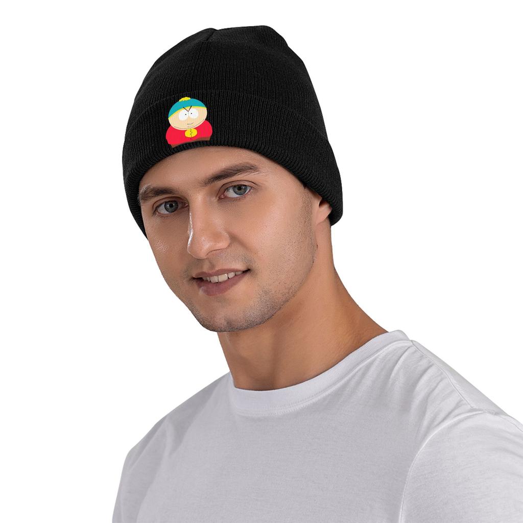 Мультяшные Шапки Картмана из South Park Осенне-Зимняя Теплая Шапка-Бини Мужская Женская Акриловая Шапка-Бини