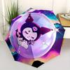 1pc Galaxy Kuromi Sanrio Pattern Automatic Umbrella is Fashionable and Good-Looking, a Portable 3-Fold Umbrella, Suitable for Travel and Daily Use, a