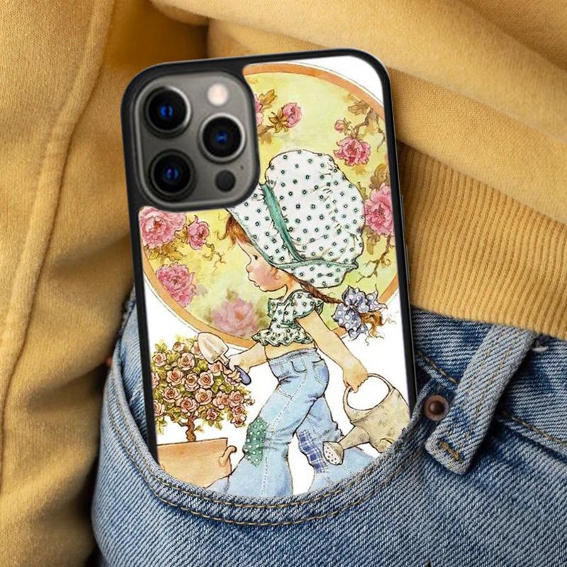 Sarah Kay Soft Phone Case for iPhone 17 Air 16e Pro max 15 Pro 13 14 Plus 11 12 MagSafe Magnetic Coque