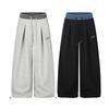 Magic Bear Loose Fit Sweatpants - American Vintage Street Style Wide Leg Casual Pants Teens
