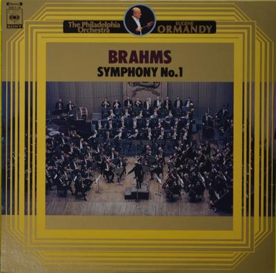 Виниловая пластинка EUGENE ORMANDY PHILADELPHIA ORCHES Брамс Симфония №. 1 До минор SOCT18 CBS SONY 1976 Япония Классика Б/у