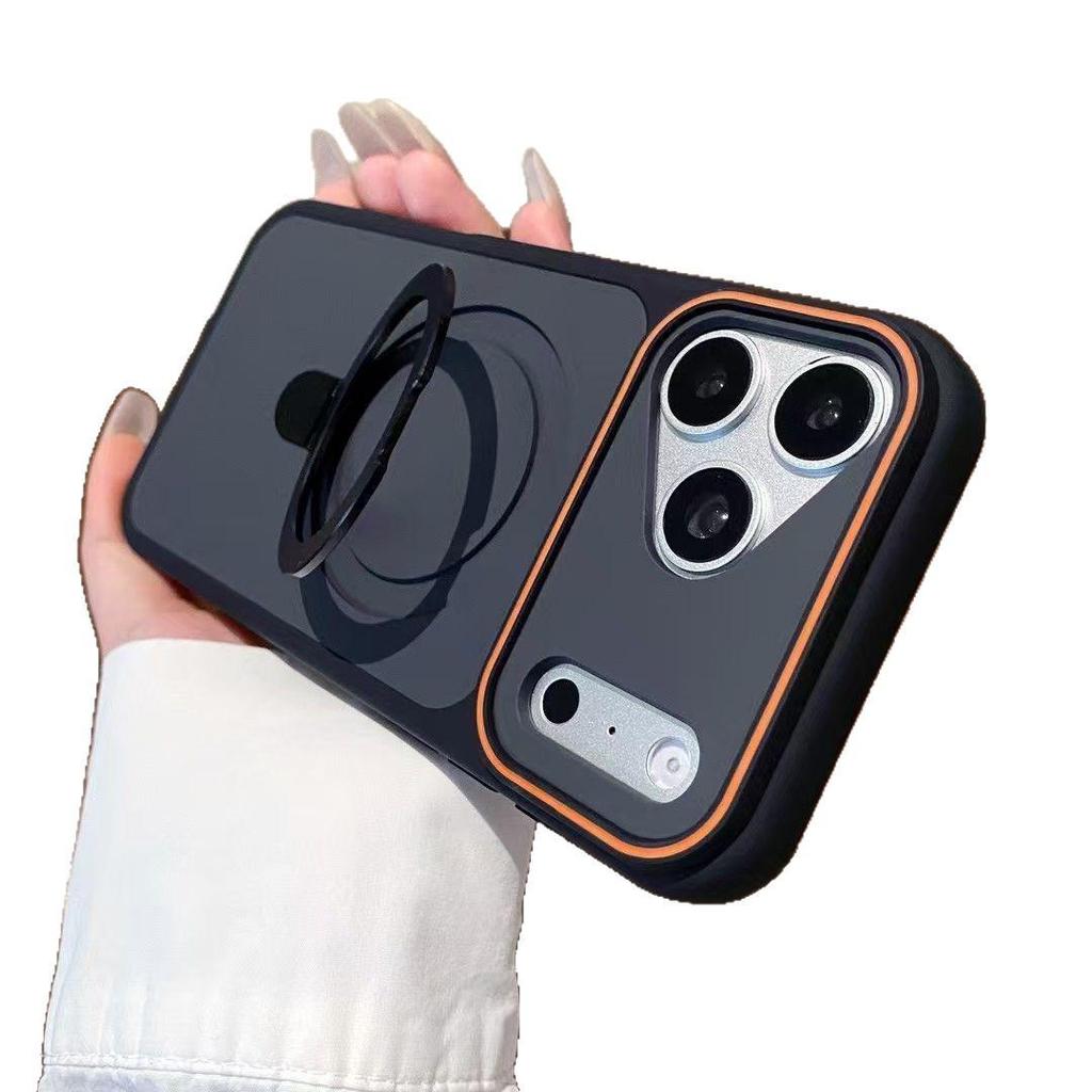 Двухцветный магнитный чехол-держатель для iPhone 17 Pro Max: Стильный, Защитный от падений