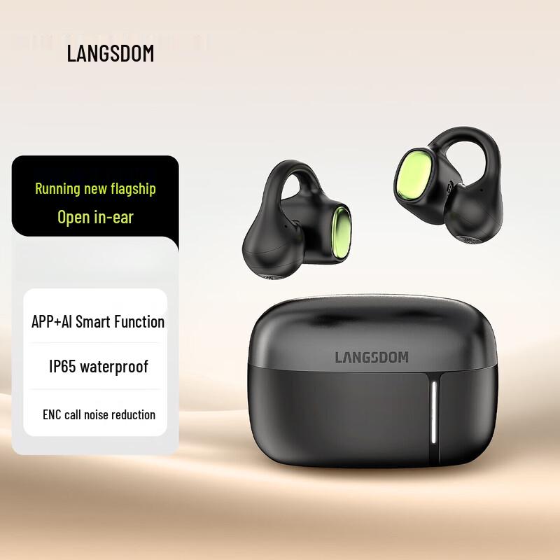 Lansidun AirSoul Mix TS29 Open-Ear Clip-On Bluetooth Headphones
