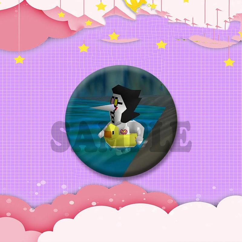 Spamton Soft Button Pins Cartoon Game Funny Brooches for Collar Bag Shoes Round Cosplay Badges Party Gifts Jewelry Accessories