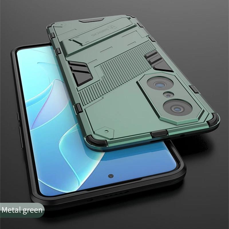Rugged Armor Shockproof Phone Case For Huawei Nova 9 11 SE 12 Honor 50 70 90 100 Pro Hidden Holder Stand Back Cover