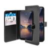Nokia 1.3 Black Wallet Flip PU Leather Case - Magnetic Closure, Slim Protective Pouch with Easy Port Access