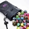 Сумка для игральных костей на шнурке из искусственной кожи Dnd Dice Pouch Tarots Oracle Cards Storage Bag Gift Coins Jewelry Accessories Dice Bag