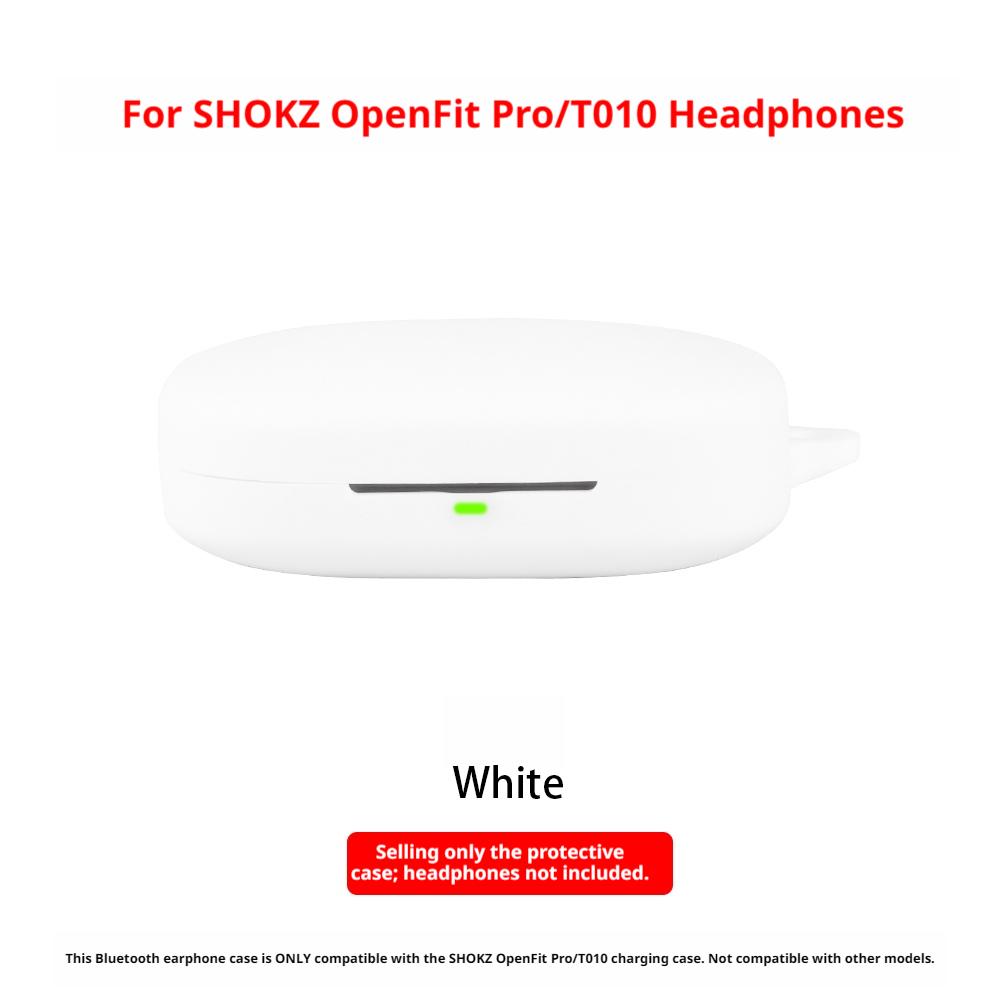 Soft Silicone Protective Case For Shokz Openfit Pro T010 Anti Scratch Shockproof Full Cover Charging Case Protector Electronics