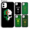 Мягкий чехол для телефона Krajews с флагом Алжирского паспорта для iPhone 14 5 SE 6s 7 8 plus XR XS 11 12 13 pro max Samsung S21 S22ultra