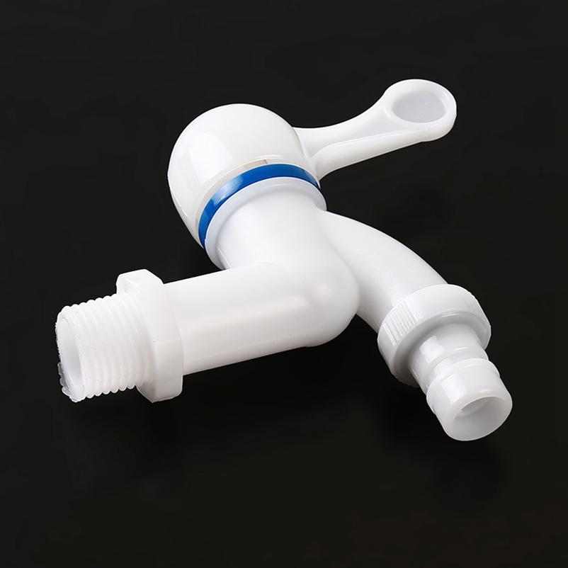 Пластиковый кран, мини-кран, резьба, белый маленький кран, простая установка, стиральная машина