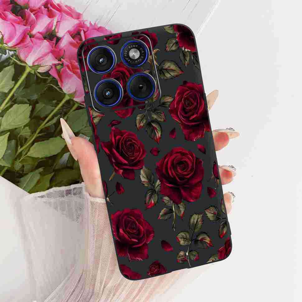 Для Motorola Edge 70 Edge70 Чехол Конфетный Цветок Capa Силиконовый Мягкий Задний Чехол Для Motorola moto X70 Air X70Air Чехол для Телефона