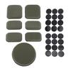 Helmet Padding Kit 7PCS EVA High Foaming Protective Helmet Lining Mats with 24PCS Hook and Loops