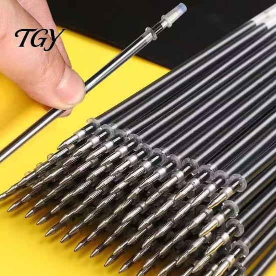 Conical Tip Ink Replacements 50PCS 0.5mm Gel Pen Refills, Needle And Universal Replacement Smooth Writing Pigment Based for Office School Daily