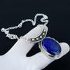 Lapis Lazuli Necklace, Lapis Lazuli Gemstone, 925 Sterling Silver Necklace, Natural Lapis Lazuli Jewelry For Women, Necklace For Gifts