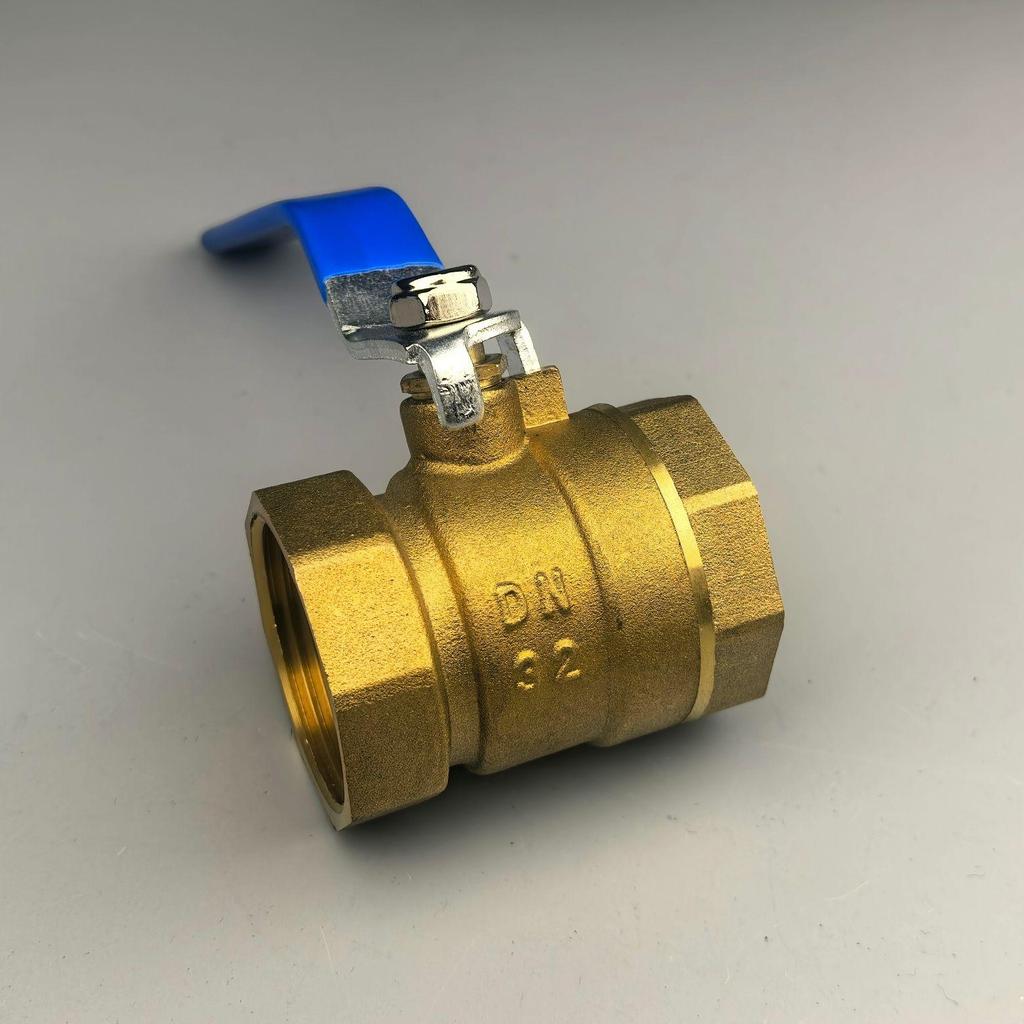 Brass Long Handle Ball Valve - Multi-Size (1/4" To 1") Pneumatic Tap with Internal/External Thread for Water Drain