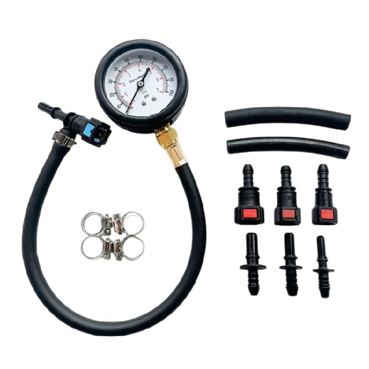Gas Pressure Test Monitoring Tool With Quick Connector for DIY Vehicle Maintenance & Professional Use Accurate Readings