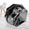 1pc Corpse Bride Automatic Folding Umbrella - Portable Collapsible Design, 8-Rib Iron Frame yy251209062
