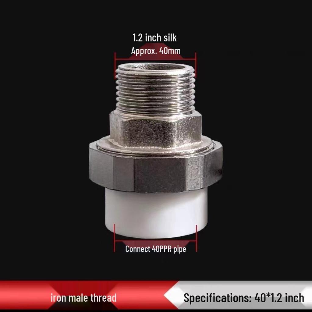 PPR Медно-чугунная муфта, внутренняя и наружная резьба, 20-110 мм, двухсторонняя PPR чугунная муфта