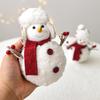 Christmas Snowman Decoration Ornament Statue Holiday Winter Indoor Xmas Centerpieces Snowmen