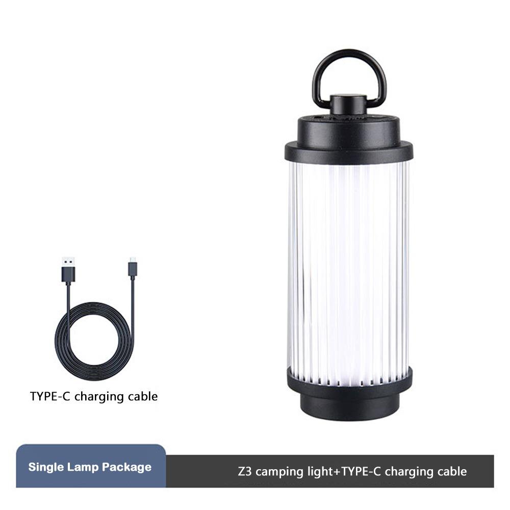 Multi-functional 2000mAh Camping Lamp Rechargeable Portable Ambiance Hanging Lights TYPE-C Adjustable Outdoor Tools