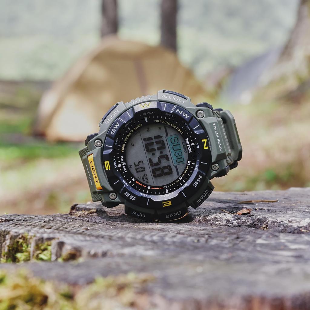 Часы Protrek Climber Line Solar Biomass Plastic Khaki [Casio] [] PRG-340-3JF Мужские