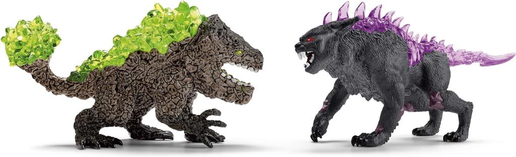 Schleich Эльдорадо Теневой Рысь против Камнедробителя 70827