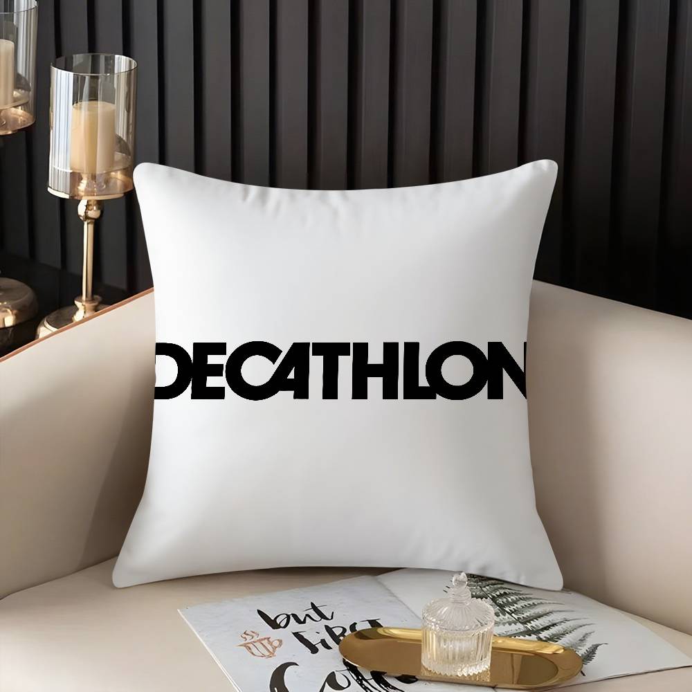 Наволочка Классическая D-DecathlonS Домашняя Общежитие Спинка Стула Короткий Плюш Двусторонняя Печать Офис Время для Сна Подушка Чехол