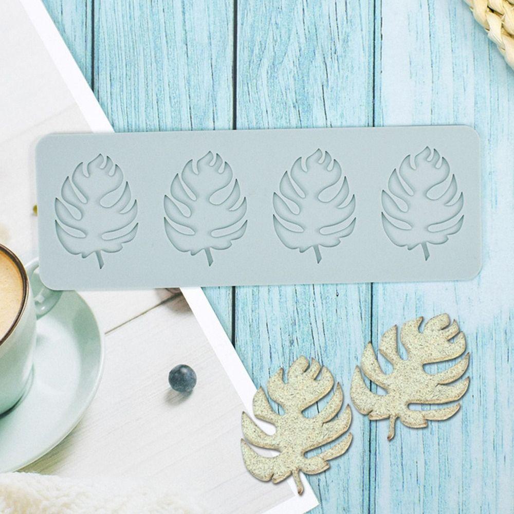 Chocolate Stencil Fondant Mold Cake Decorating Silicone Mould Leaves Leaf Lace Mat Cake Lace Mold