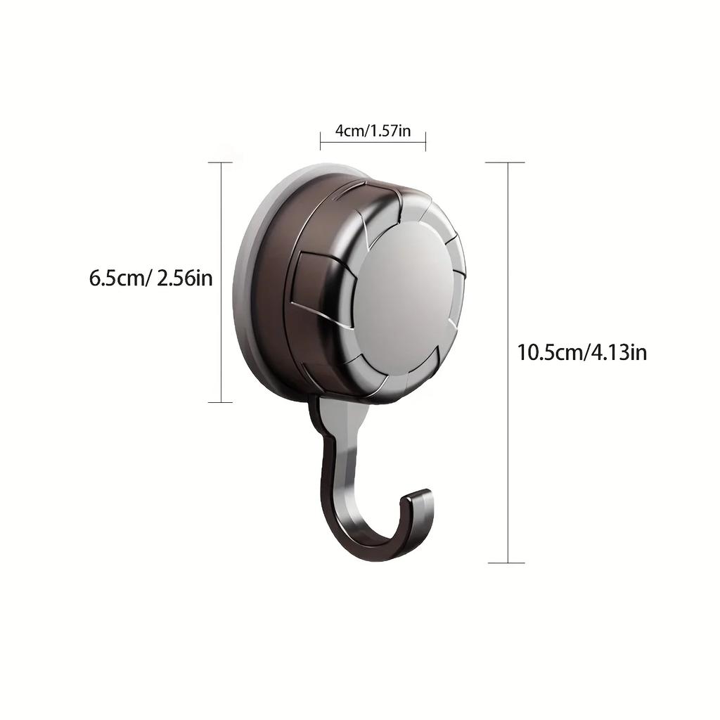 3 шт. Прочные крючки на присоске - Подходят для организации ванной комнаты и спальни - Прочные и устойчивые, сверление не требуется