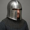 Medieval Italian Barbuta Helmet Steel Knight Armor Handmade Combat-Ready Head Protection Cosplay Collectors Item
