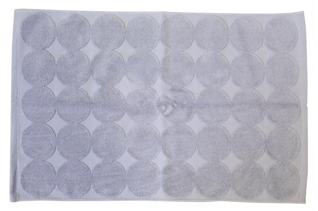 Tanaka Sangyo Imabari Towel Bath Menka Light 45 x 70 cm Mat, Mature, Gray, Approx.