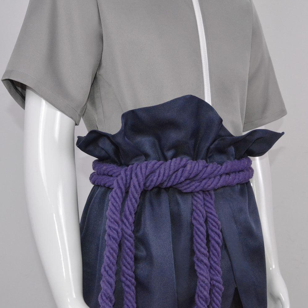 Ninja Uchiha Sasuke Cosplay Costume Anime Role Play Halloween Performance Outfit