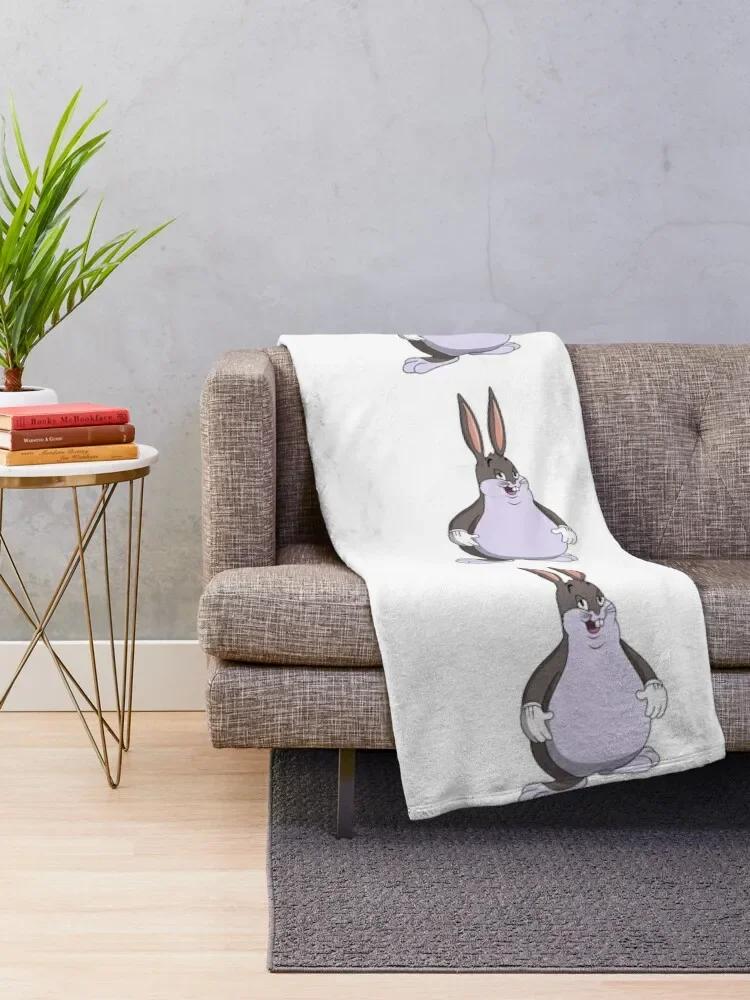 Плед Big Chungus Пледы для диванов Декоративные пледы для дивана