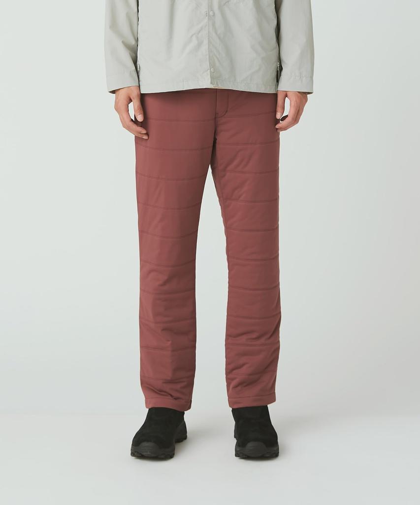 Snow Peak Flexible Insulated Pants Long Pants with and Light Size S PA-25AU012, Padding, Men's Women's, Brown,