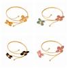 Bohemian Open Arm Bangle Drip Oil Armband Exquisite Flower Bracelet  Hand Jewelry