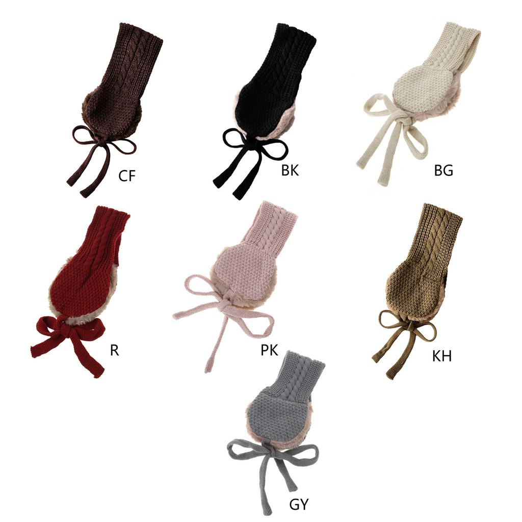 Мягкая эластичная зимняя теплая вязаная повязка на голову с ушами, вязаная крючком повязка на голову с ушами, вязаная повязка на голову для детей