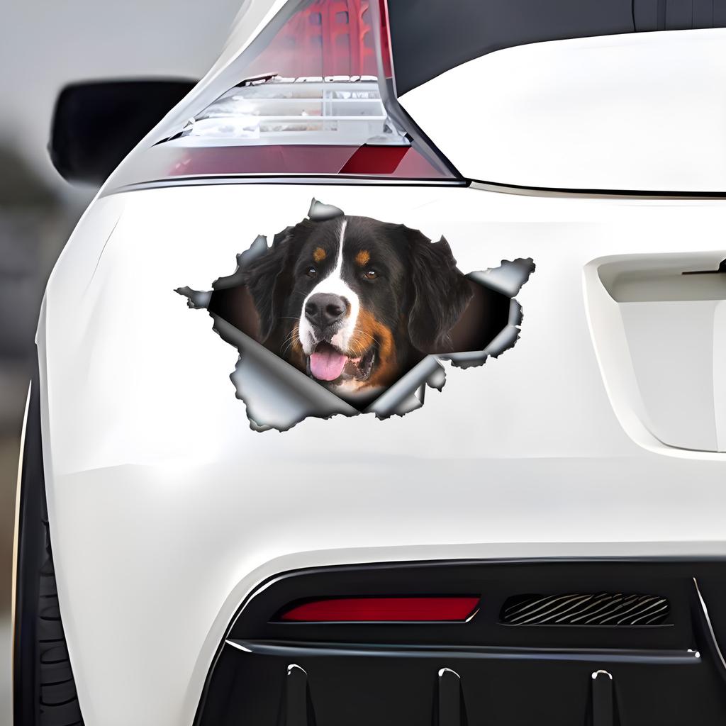 Наклейки на автомобиль с изображением бернской горной собаки, самоклеящиеся, водонепроницаемые, для защиты от царапин, для автомобилей, ноутбуков, мотоциклов, фургонов, автофургонов