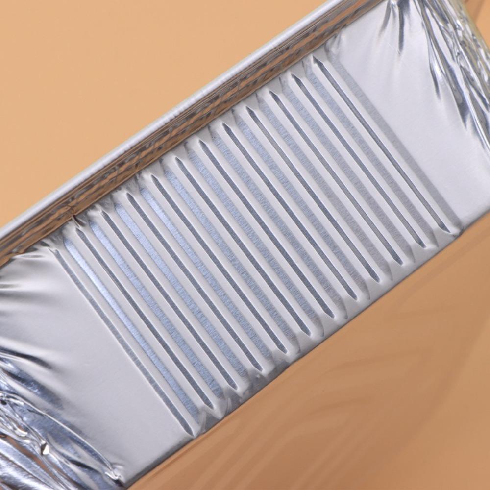 10/20/30pcs Square Food Container Bowl Disposable Tin Foil Tray  For Baking Roasting