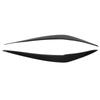 2 Pcs Headlight Eyebrow Glossy Black Trim Left Right Eyelid Trim for 1 Series F20 F21 Facelift Hatchback 2015‑2019