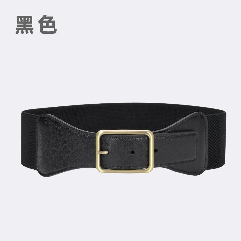 Эластичный пояс Женский Персонализированный Костюмное платье Декоративный Темперамент Поясная печать Эластичный пояс Кожаный пояс