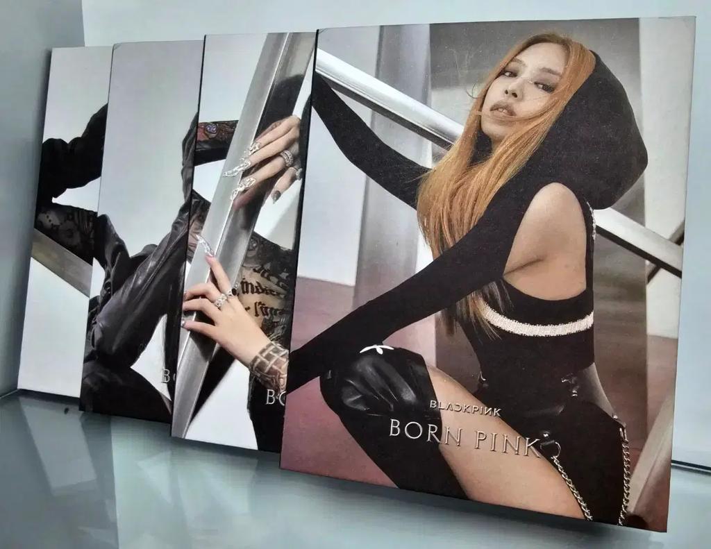 BLACKPINK Bon Pink Digipack Набор из 4 штук Полный состав поп. Использовал
