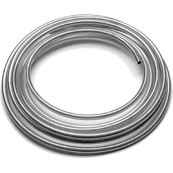MuHize 3/16 Brake Line - 25 Ft Zinc Coated Professional Brake Tube(2025 New), Roll 25 Ft. Of 3/16 Rustproof Steel Tubing, Corrosion Protection