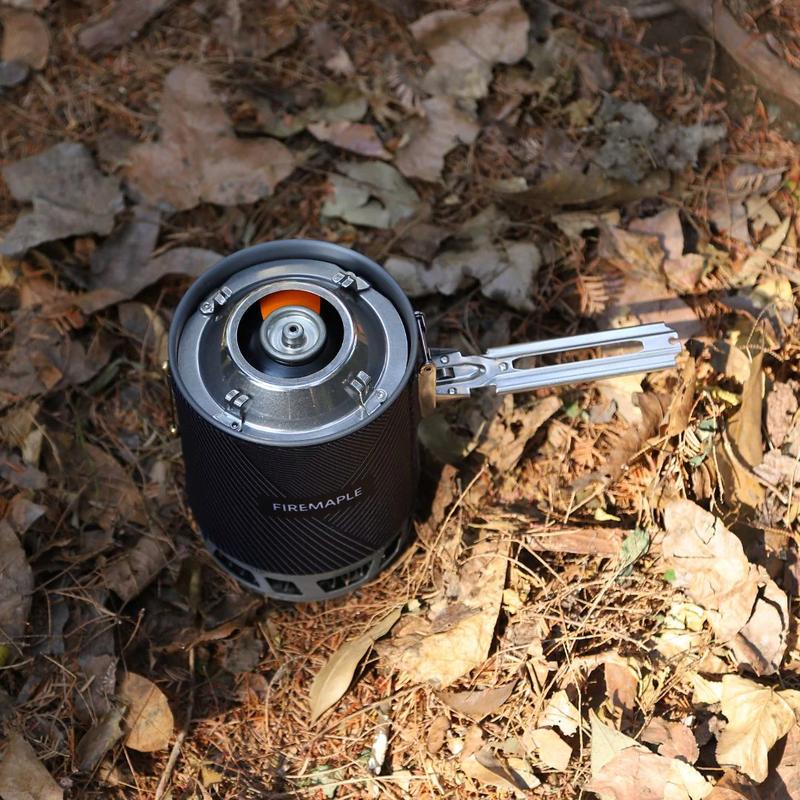 Газовая горелка Fire-Maple FMS-X2 PRO с пьезоподжигом, система для приготовления пищи «все в одном», ветрозащитная походная газовая плита для улицы, 2200 Вт, 1 л