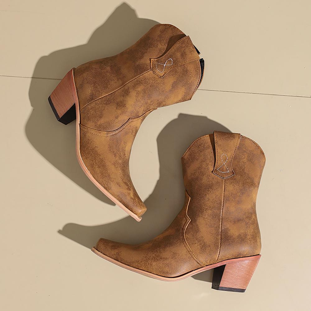 Коричнево-зеленые женские ботильоны на высоком каблуке, большой размер 48