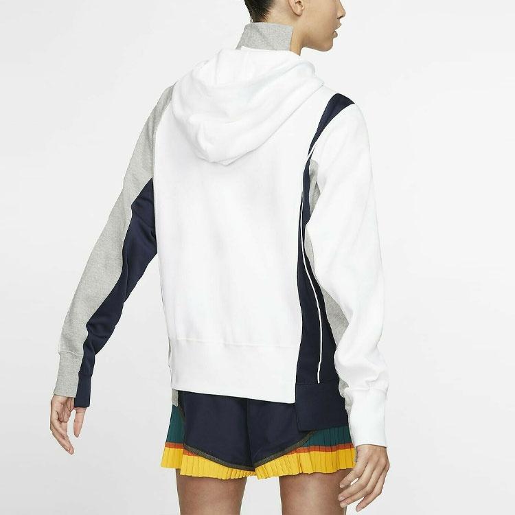 (WMNS) Nike x sacai Double-Zip Hoodie 'Obsidian' Women's CD6303-711