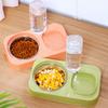 Dog Bowls Stainless Steel Dog Food Bowl Automatic Cat Drinking Bowl Double Bowls for Dogs Feeding Detachable Dogs Water Bowl
