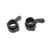 2pcs RC Aluminium Steering Cup Universal Steering Knuckles for WPL B14 1/16 RC Car Upgrade PartsBlack