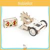 Remote Assembled Wooden Controlled Combat Vehicle With Rotating Children Set Toy