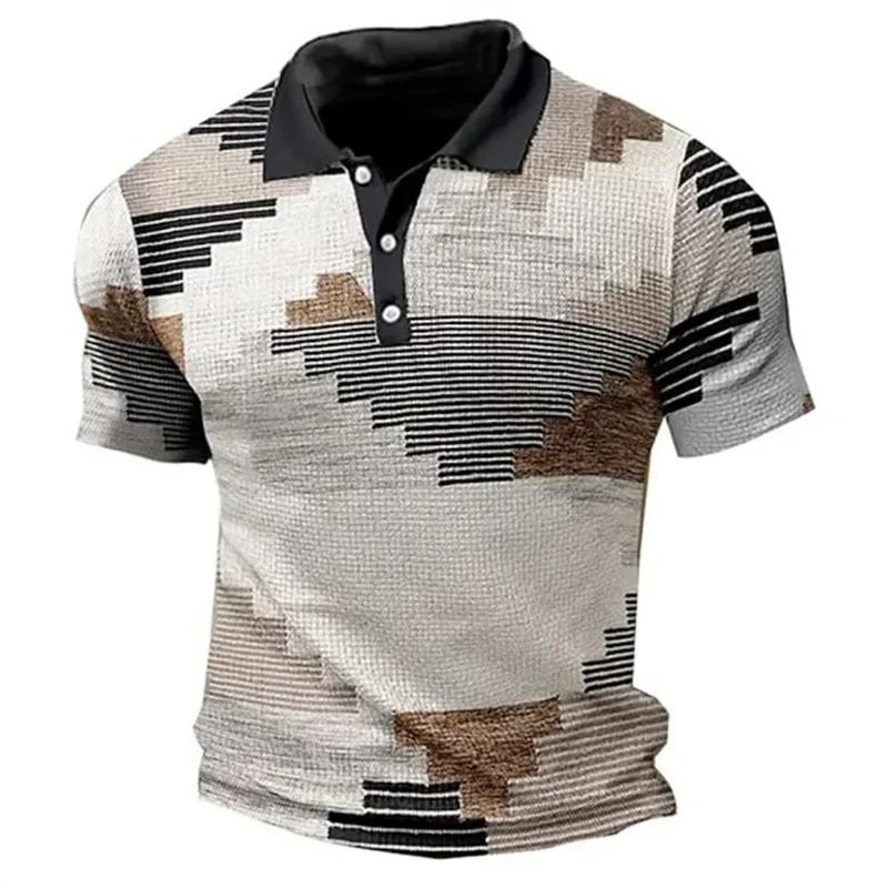 Stylish short-sleeve polo shirt, casual design perfect for daily wear.